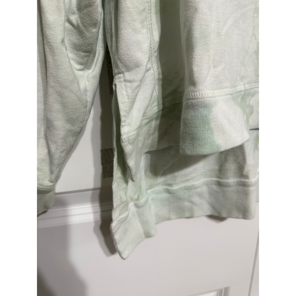 Found Los Angeles Women Oversized Sweatshirt Green TieDye Athleisure Cozy Boho L - Picture 5 of 8